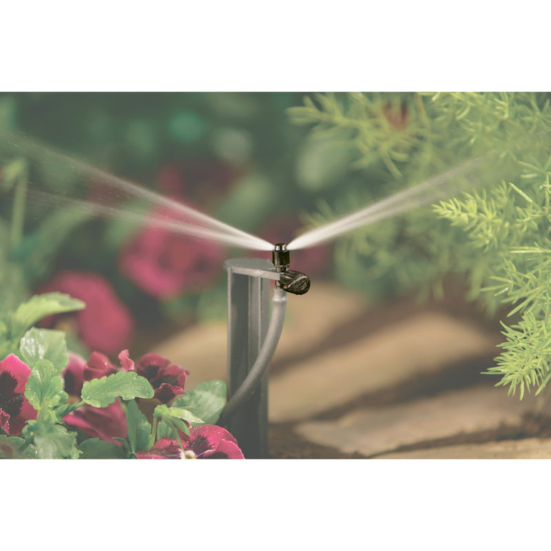 Load image into Gallery viewer, 1/4" Barb Micro-Sprinkler Ctr Strip Pattern on 12" Stake | 67135
