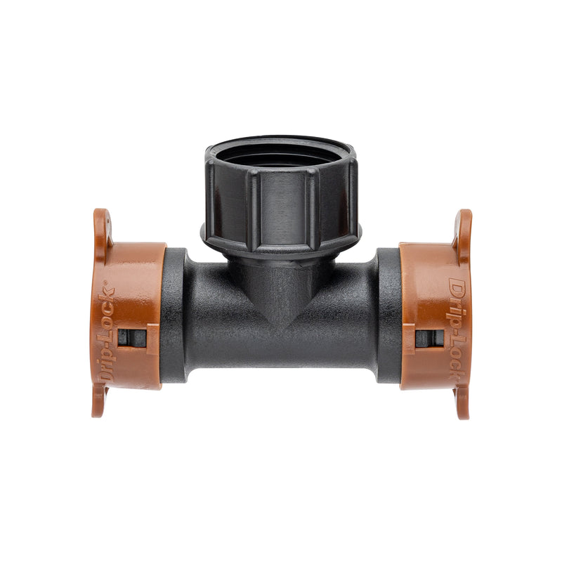 Load image into Gallery viewer, 3/4" FHT Swivel x 1/2" Drip-Lock Tee 67496
