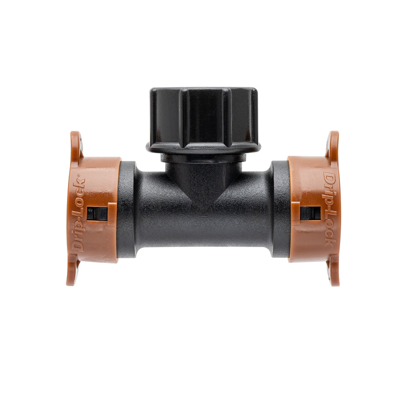 Load image into Gallery viewer, 3/4" FHT Swivel x 1/2" Drip-Lock Tee 67496
