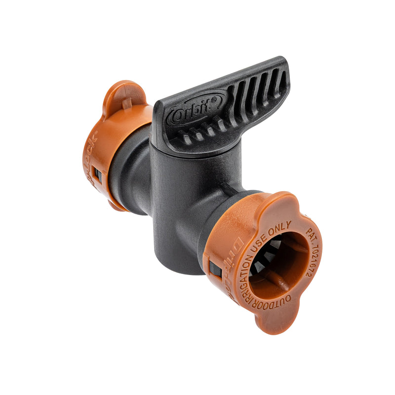 Load image into Gallery viewer, 1/2" Drip-Lock Universal Push-Fit Coupling with Shut-Off Valve 67497
