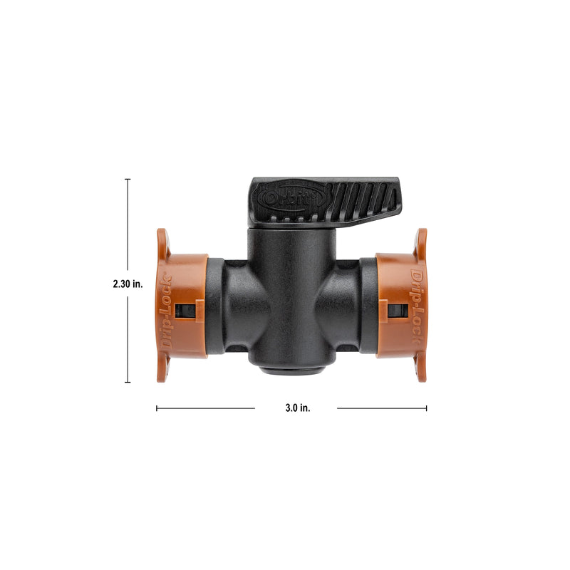 Load image into Gallery viewer, 1/2" Drip-Lock Universal Push-Fit Coupling with Shut-Off Valve 67497
