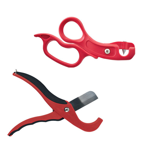 Orbit drip tubing cutter and hole punch kit