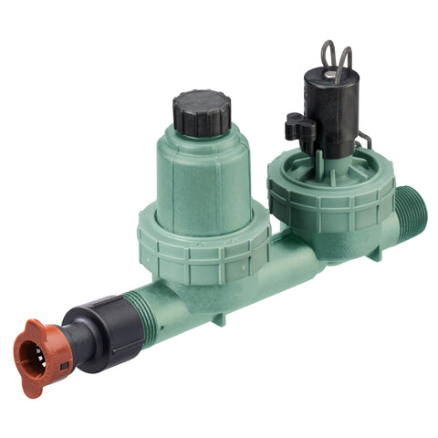 Product image of Orbit Irrigation 1-in. MPT 4-in-1 Drip Sprinkler Valve, Filter, Pressure Regulator