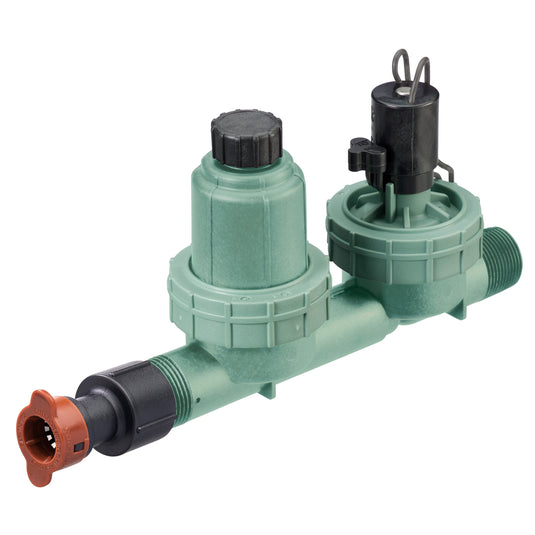 Product image of Orbit Irrigation 1-in. MPT 4-in-1 Drip Sprinkler Valve, Filter, Pressure Regulator
