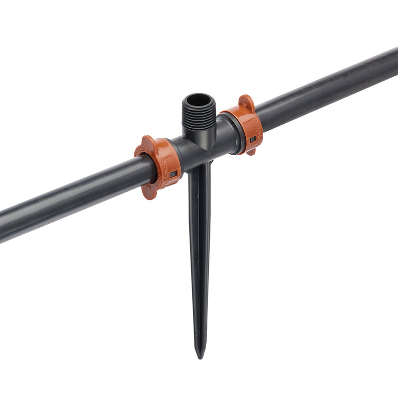 Load image into Gallery viewer, 1/2" MPT x 1/2" Drip-Lock x 8" Inline Stake 67991
