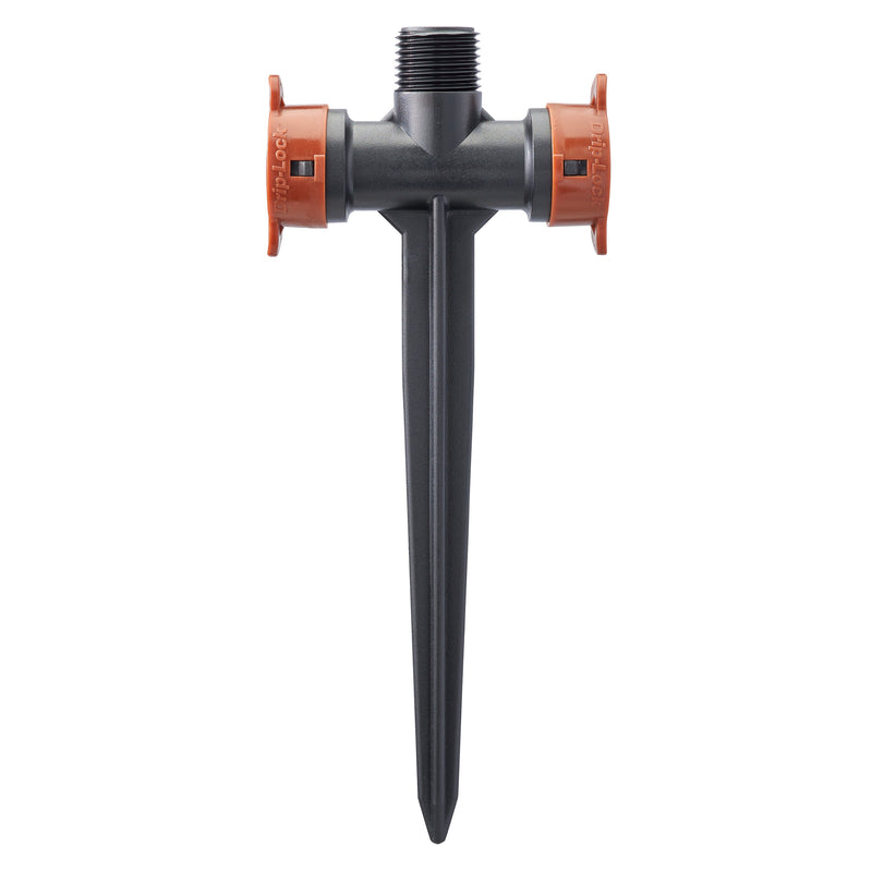 Load image into Gallery viewer, 1/2" MPT x 1/2" Drip-Lock x 8" Inline Stake 67991

