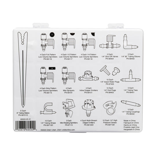 92-pc Essential Drip Parts Assortment 69500