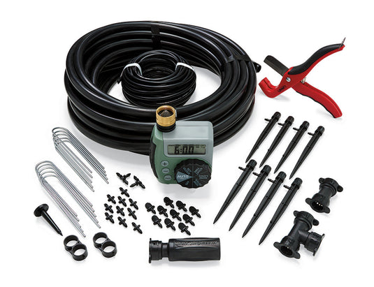Product image of Orbit Irrigation Shrub & Flower Bed Drip Kit with Timer 69535