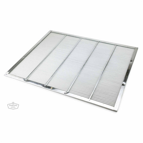 Standard metal queen excluder for 8- and 10-frame Langstroth honey supers.