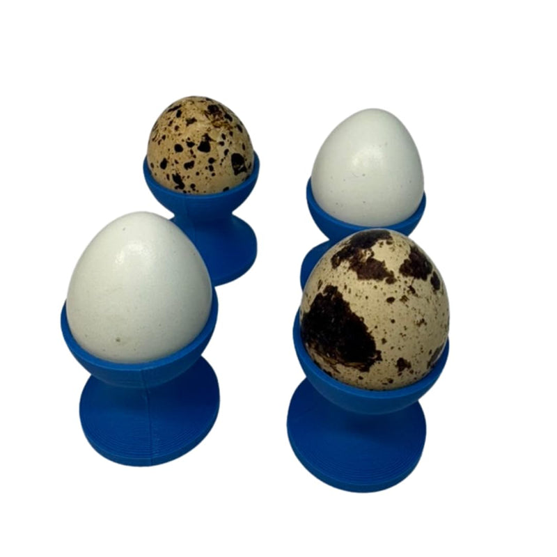 Load image into Gallery viewer, Mini Egg Cup Set, Quail Egg Holders, Set of 4
