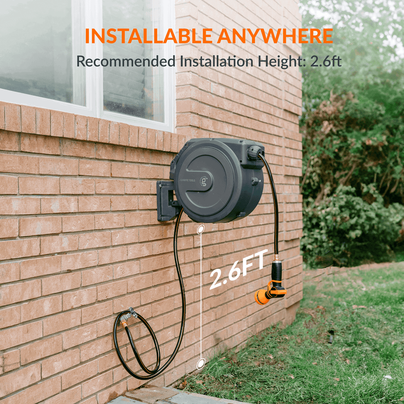 Load image into Gallery viewer, Retractable Garden Hose Reel-1/2in-155ft
