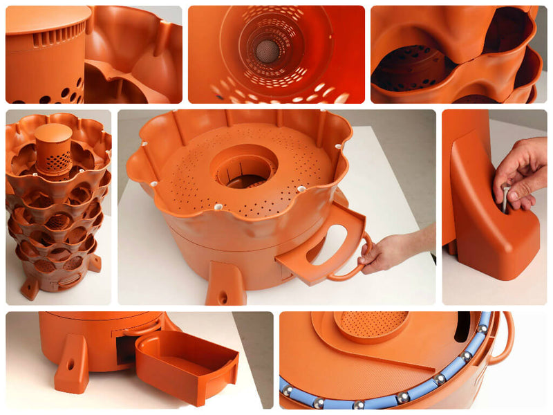 Load image into Gallery viewer, Garden Tower 2™, 50-Plant Composting Vertical Garden Planter (Dropship)
