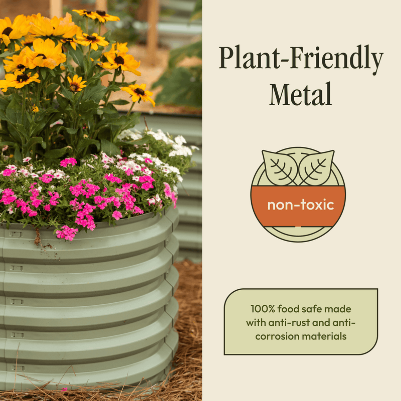 Load image into Gallery viewer, Gro-Rite "No Tools Needed" Premium Metal Raised Garden Bed Kit
