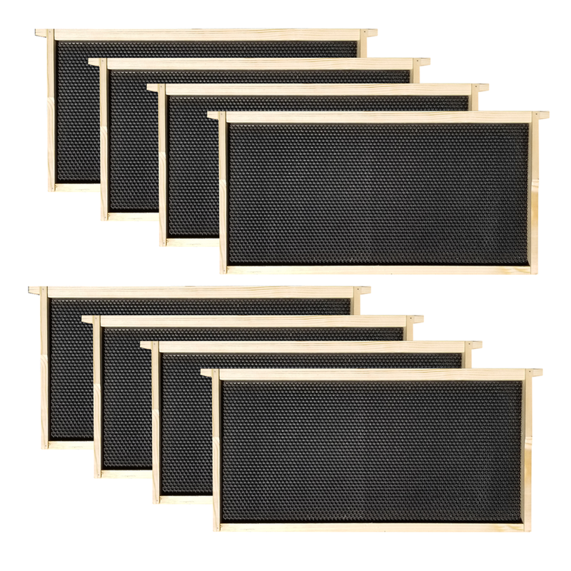 Load image into Gallery viewer, 8 Frame Complete Beehive Kit – Fully Assembled &amp; Painted (2 Deep &amp; 1 Medium Boxes) Amish-Made with Frames &amp; Wax-Coated Foundations
