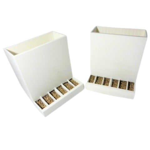 Button quail feeders, set of 2