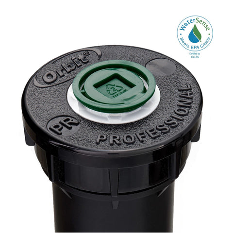 Orbit professional pressure-regulating spray heads with flush caps