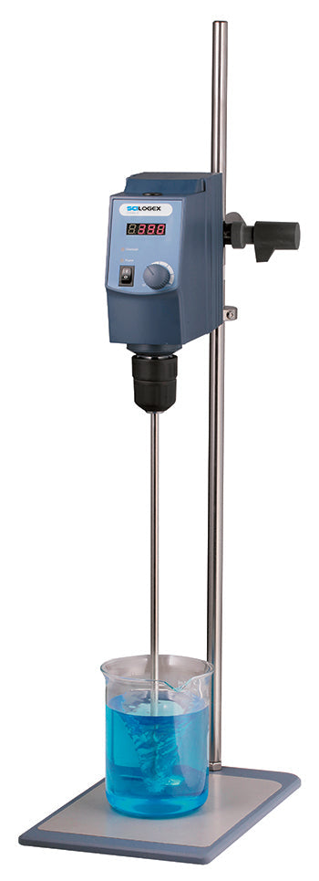 SCILOGEX SCI40-S Overhead LED Digital Stirrer, with s/steel cross stirrer, 40L Capacity, 100-220V 50/60Hz, US Plug, additional product view 2
