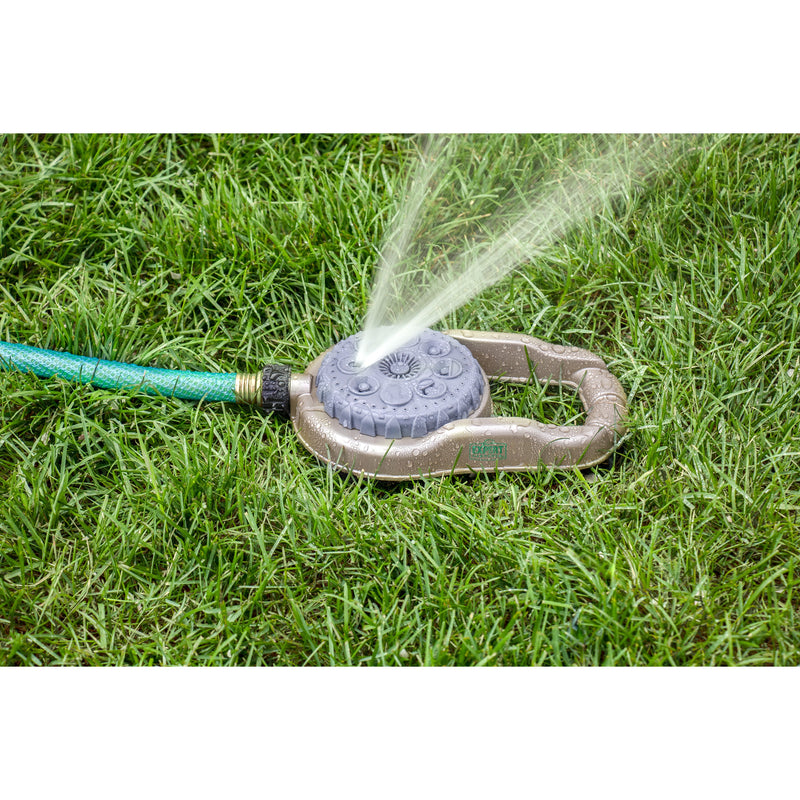 Load image into Gallery viewer, Orbit Metal 8-Pattern Lawn Sprinkler 28515 shown in product view 6
