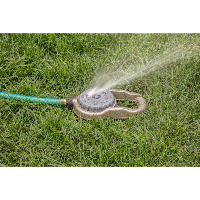 Load image into Gallery viewer, Orbit Metal 8-Pattern Lawn Sprinkler 28515 shown in product view 11
