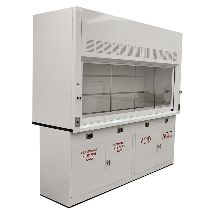 Load image into Gallery viewer, Fisher American 8′  Fume Hood w/ Acid Storage Cabinets
