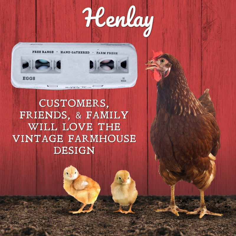 Load image into Gallery viewer, Henlay Blank Stamping Egg Cartons - 25, 90, or 250
