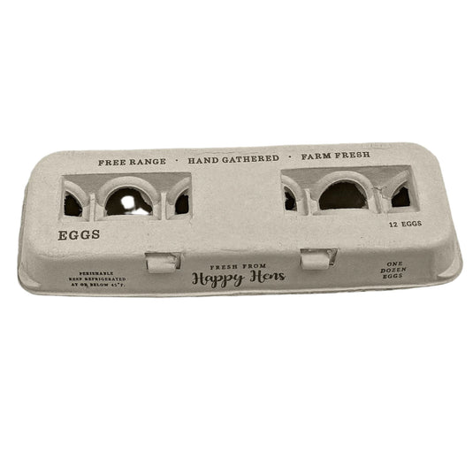 Henlay Blank Stamping Egg Cartons - 25, 90, or 250