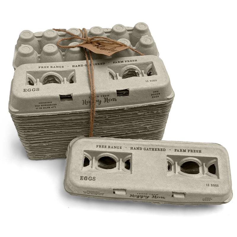 Load image into Gallery viewer, Henlay Blank Stamping Egg Cartons - 25, 90, or 250
