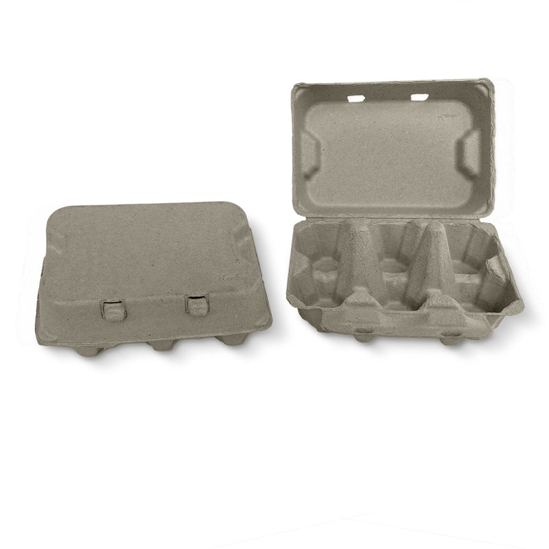 Load image into Gallery viewer, Henlay Duck Egg Cartons - Holds Half Dozen Jumbo Eggs- Blank Flat Top, 2 colors, 20 or 100
