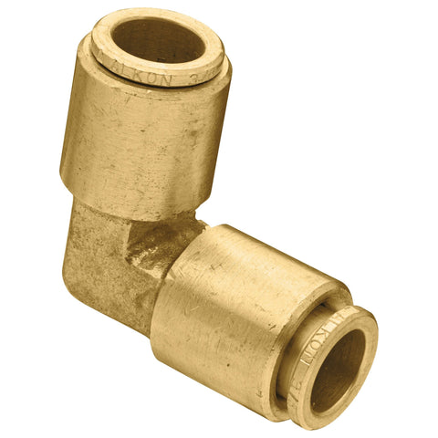 Orbit 3/8 inch brass Slip Lok 90 degree elbow