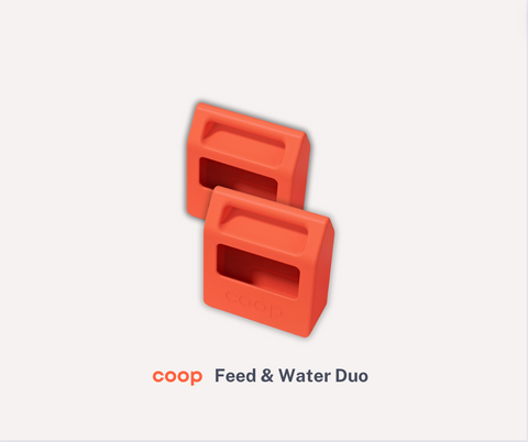 Feed and water duo bundle for The Smart Coop