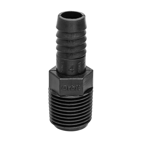 Orbit 1/2 inch barb riser flex pipe adapter