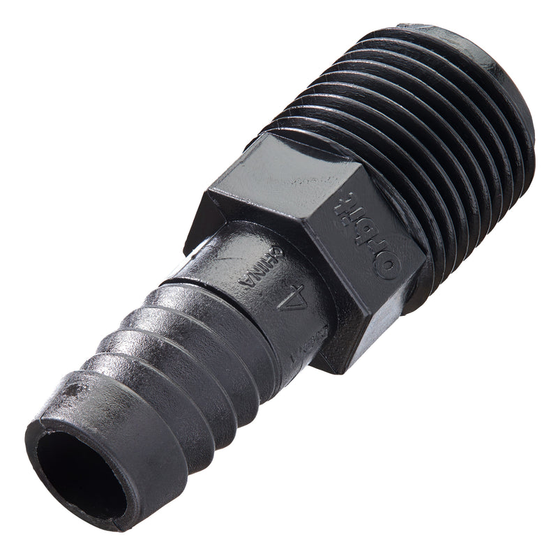 Load image into Gallery viewer, 1/2" MPT x 1/2" Barb Riser Flex Pipe Adapter 94345
