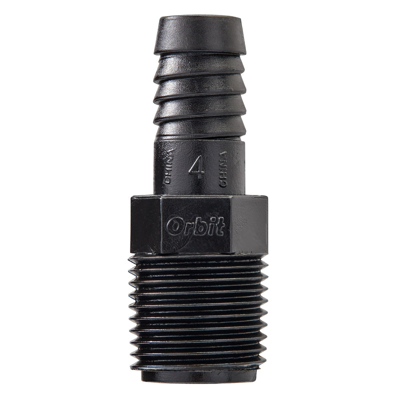 Load image into Gallery viewer, 1/2" MPT x 1/2" Barb Riser Flex Pipe Adapter 94345
