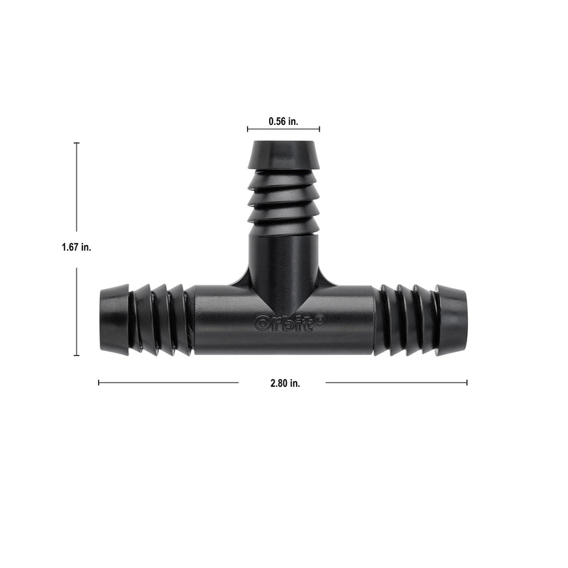 Load image into Gallery viewer, 1/2" Barb Riser Flex Pipe Tee 94350
