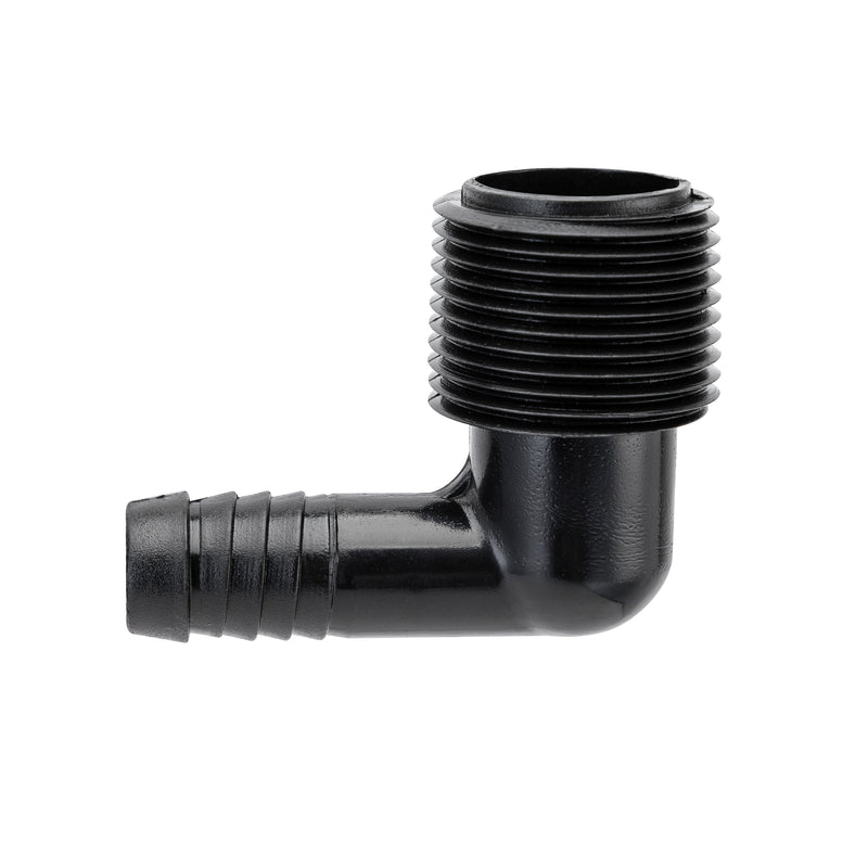 Load image into Gallery viewer, 3/4" MPT x 1/2" Barb Riser Flex Pipe Elbow 94360
