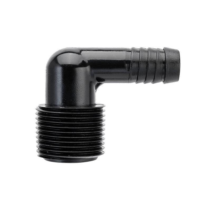 Load image into Gallery viewer, 3/4" MPT x 1/2" Barb Riser Flex Pipe Elbow 94360
