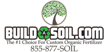 BuildASoil logo with The #1 Choice for Custom Organic Fertilizer tagline