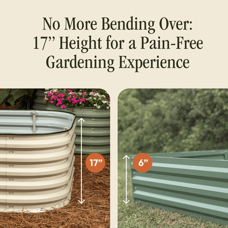 Load image into Gallery viewer, Gro-Rite "No Tools Needed" Premium Metal Raised Garden Bed Kit
