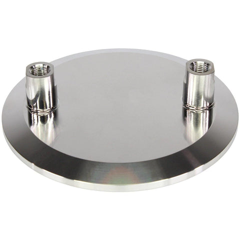 6 Inch Tri-Clamp Endcap X 2 1/4 Inch FNPT Ports