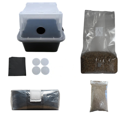 Monotub grow kit, components detail