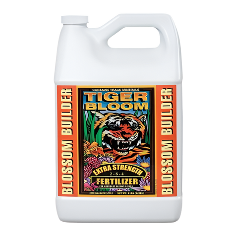 FoxFarm Tiger Bloom liquid plant food bottle