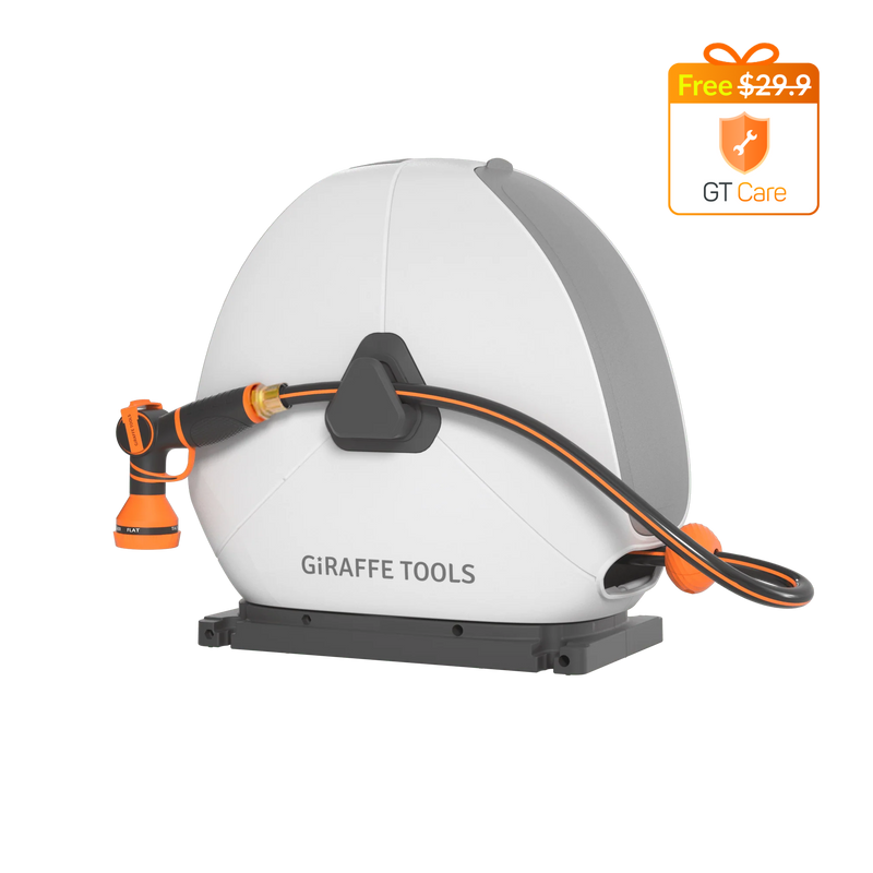 Load image into Gallery viewer, Ground-Mounted Retractable Hose Reel 82ft-130ft
