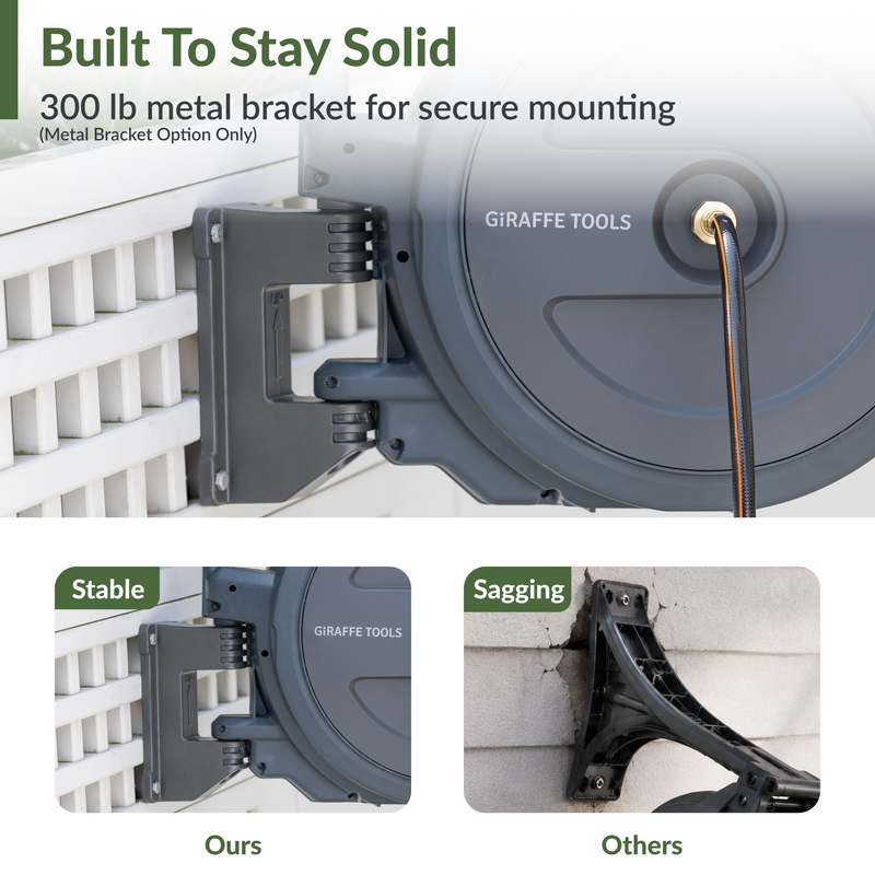 Load image into Gallery viewer, Retractable Garden Hose Reel-1/2in-130ft

