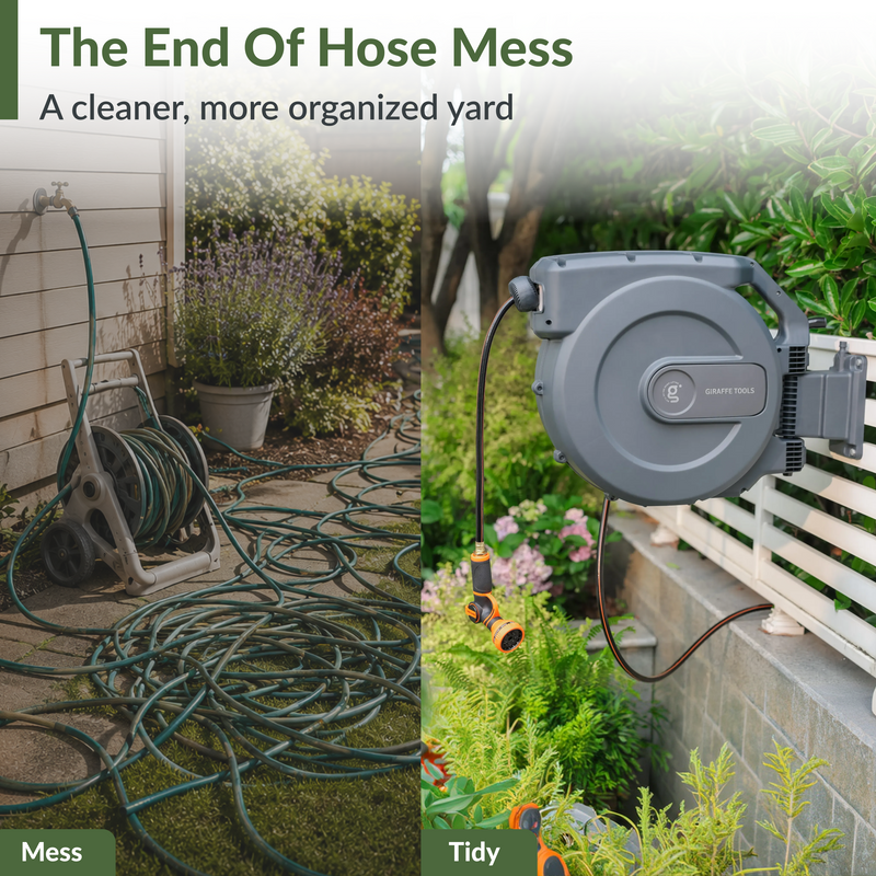 Load image into Gallery viewer, Retractable Garden Hose Reel-1/2in-155ft
