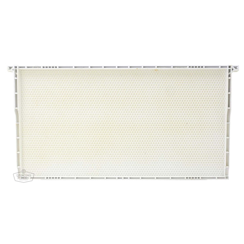 Load image into Gallery viewer, Deep full plastic frame with precision-molded cells for beehive use.
