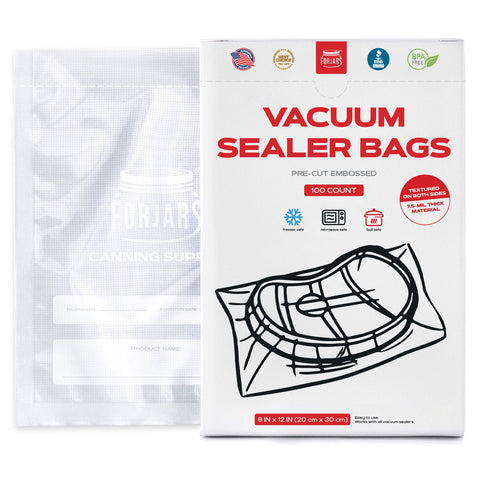 100 count 8x12 vacuum sealer bags