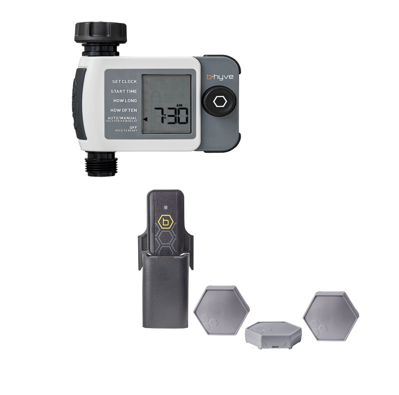 Load image into Gallery viewer, B-hyve XD Bluetooth 1-Outlet Hose Faucet Timer with B-hyve Flood Sensors | 71103
