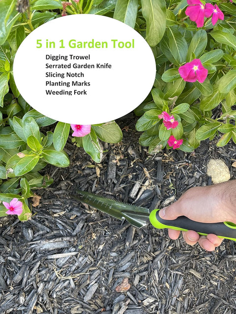 Stainless Steel 5-in-1 Garden Weeder Trowel, additional product view 2