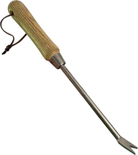 Garden Guru dandelion weeder, wood handle