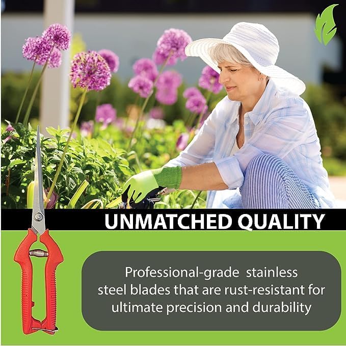 Load image into Gallery viewer, Long Blade Garden Pruning Snips Clippers
